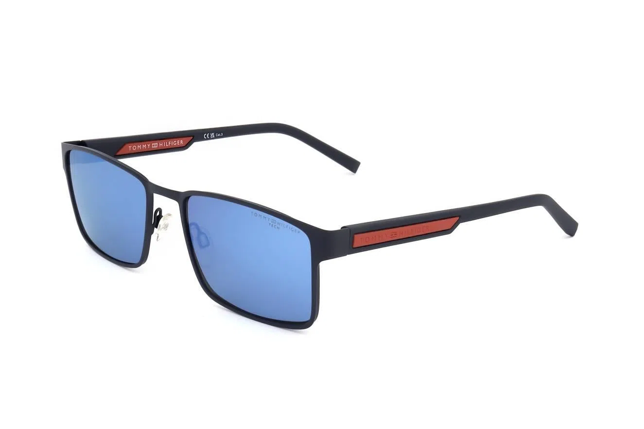 Tommy Hilfiger TH2087_S Sunglasses - MATTE BLUE - view 3
